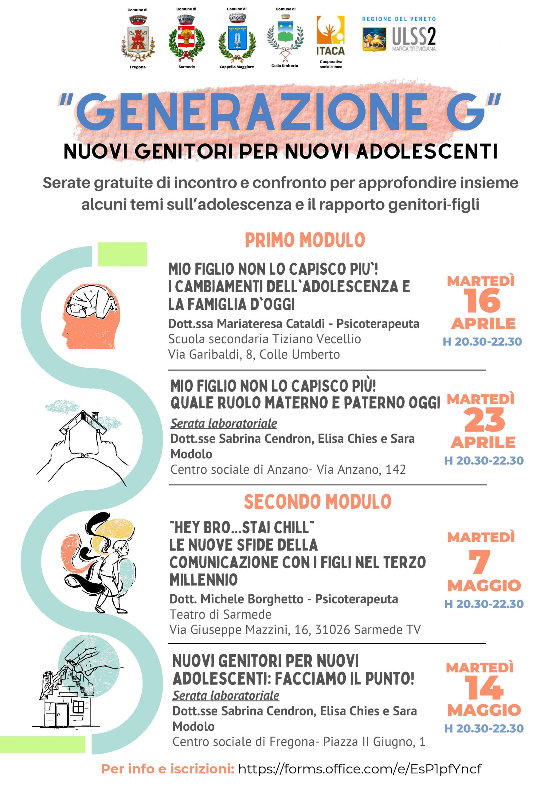 Cooperativa Itaca. Nella Sinistra Piave quattro incontri gratuiti per approfondire i cambiamenti nell’adolescenza e il rapporto genitori-figli